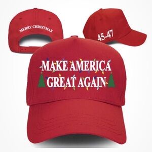 Authentic Make America Great Again Cali-Fame Hat with Merry Christmas NEW